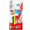 (40549) CARIOCA ROTULADOR JOY PUNTA FINA COLORES SURTIDOS ESTUCHE 6 UD