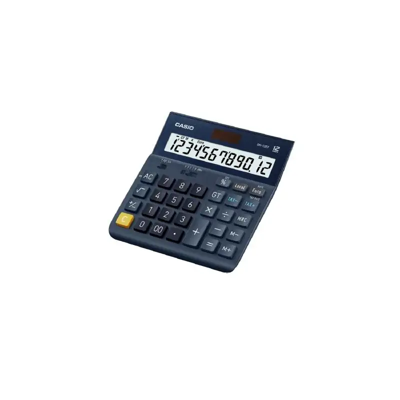 (DH-12ET) CASIO CALCULADORA DE OFICINA SOBREMESA DH-12ET 12 DÍGITOS AZUL