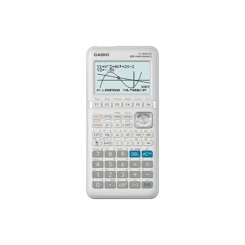 (FX-9860GIII) CASIO CALCULADORA GRÁFICA GRIS 8 LINEAS Y 21 DÍGITOS FX-9860GIII
