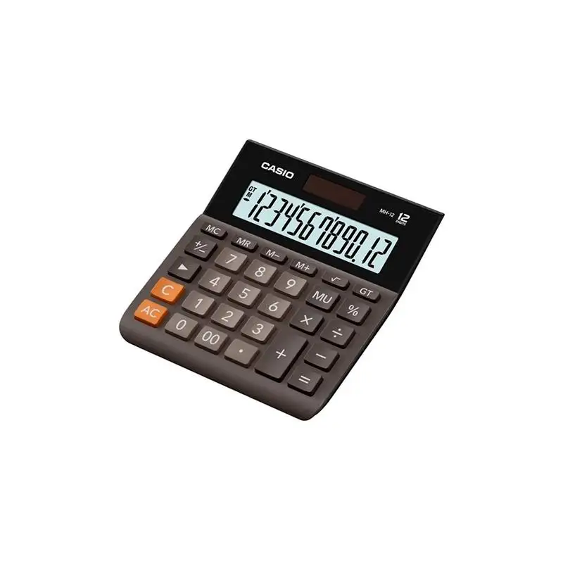 (MH-12B) CASIO CALCULADORA DE OFICINA SOBREMESA 12 DÍGITOS NEGRO MH-12B