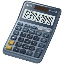 (MS-100EM) CASIO CALCULADORA DE OFICINA SOBREMESA AZUL MS-100EM