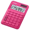 (MS-20UC-RD) CASIO CALCULADORA DE OFICINA SOBREMESA FUCSIA 12 DÍGITOS MS-20UC