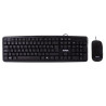 (NXKME000004) NILOX COMBO TECLADO + RATÓN FLAT CABLE USB NEGRO