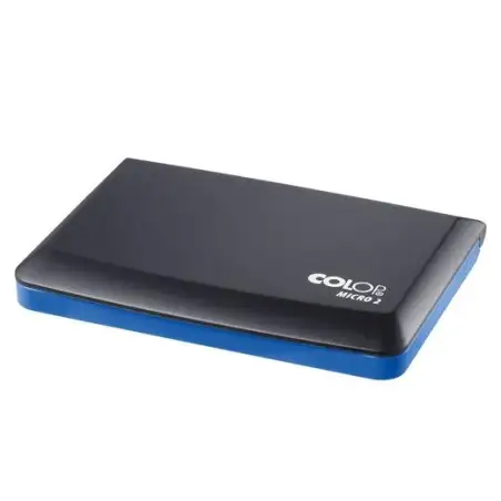 (109670) COLOP TAMPON MICRO 2 ESTUCHE DE PLÁSTICO AZUL