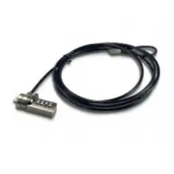 (CNBCOMLOCK18) CONCEPTRONIC CABLE DE SEGURIDAD PARA PORTÁTIL POR COMBINACION 1.8 M NEGRO/GRIS