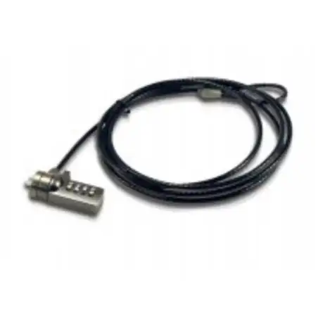 (CNBCOMLOCK18) CONCEPTRONIC CABLE DE SEGURIDAD PARA PORTÁTIL POR COMBINACION 1.8 M NEGRO/GRIS