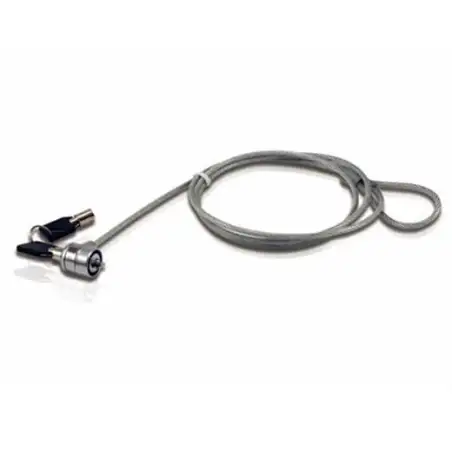 (CNBSLOCK15) CONCEPTRONIC CABLE DE SEGURIDAD PARA PORTÁTIL CON LLAVE 1.5 M NEGRO/GRIS