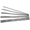 (23022) DHP ESPIRAL METÁLICA 5:1 22MM A4 PASO 64 NEGRO C/100