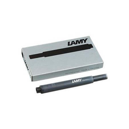 (1202075) LAMY CARTUCHO T10 RECAMBIO 825 PARA PLUMA TINTA NEGRA CAJA 5U