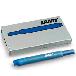 (1202077) LAMY CARTUCHO T10 BLUE RECAMBIO 825 PARA PLUMA TINTA AZUL CAJA 5U