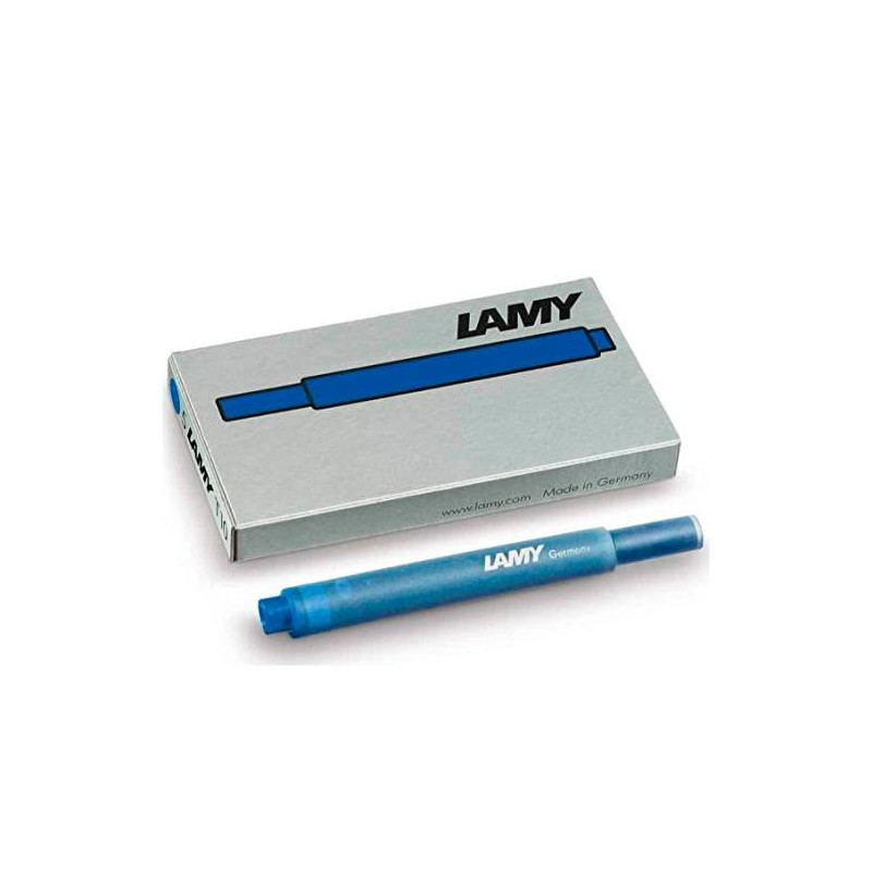 (1202077) LAMY CARTUCHO T10 BLUE RECAMBIO 825 PARA PLUMA TINTA AZUL CAJA 5U
