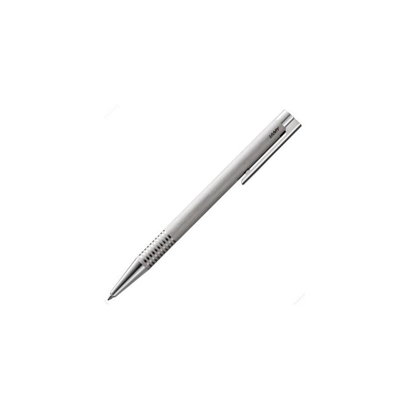 (1205335) LAMY BOLÍGRAFO LOGO BRUSHED TINTA NEGRA CUERPO ACERO INOXIDABLE
