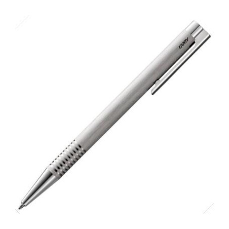 (1205335) LAMY BOLÍGRAFO LOGO BRUSHED TINTA NEGRA CUERPO ACERO INOXIDABLE