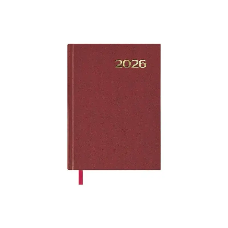 (11402-2026) DOHE AGENDA ANUAL SÍNTEX 14X20CM DP BURDEOS 2026