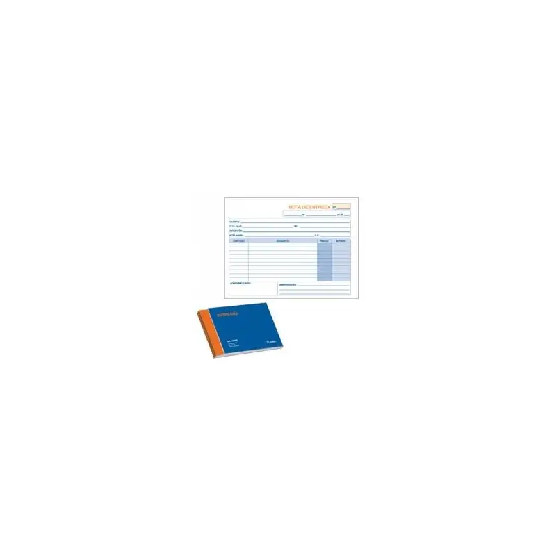 (50049D) DOHE TALONARIO ENTREGAS CUARTO APAISADO DUPLICADO AUTOCOPIATIVO -10U-