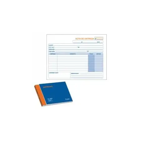 (50049D) DOHE TALONARIO ENTREGAS CUARTO APAISADO DUPLICADO AUTOCOPIATIVO -10U-