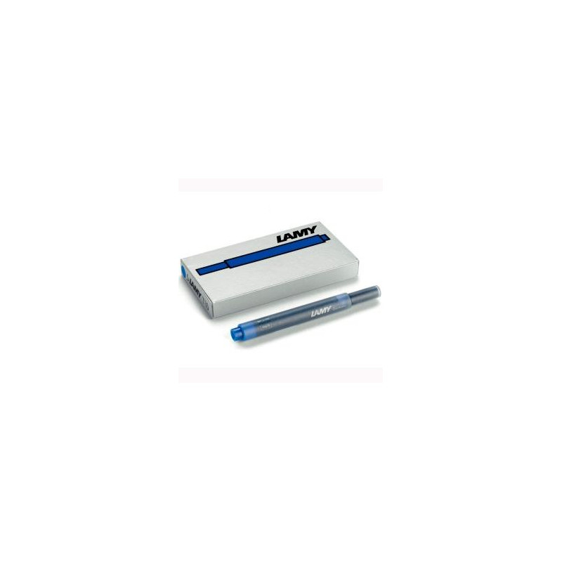 (1210655) LAMY CARTUCHO T10 RECAMBIO PARA PLUMA TINTA AZUL/NEGRO CAJA 5U