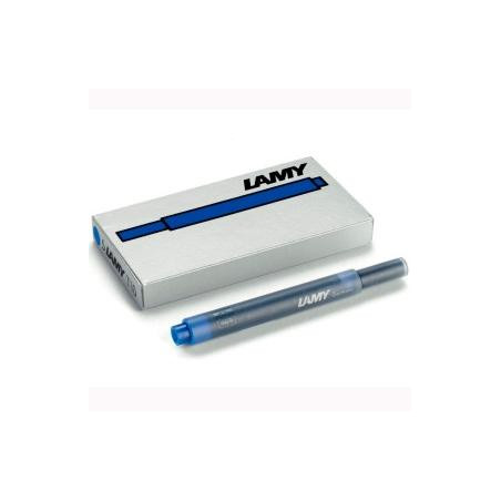 (1210655) LAMY CARTUCHO T10 RECAMBIO PARA PLUMA TINTA AZUL/NEGRO CAJA 5U