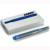 (1210655) LAMY CARTUCHO T10 RECAMBIO PARA PLUMA TINTA AZUL/NEGRO CAJA 5U