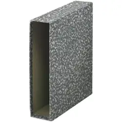 (09131) DOHE FUNDA ARCHIVADOR ARCHIPLÁS FOLIO LOMO ANCHO CARTÓN FORRADO GRIS JASPEADO