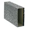 (09144) DOHE FUNDA ARCHIVADOR ARCHINOVO CUARTO APAISADO LOMO ANCHO CARTÓN FORRADO NEGRO JASPEADO