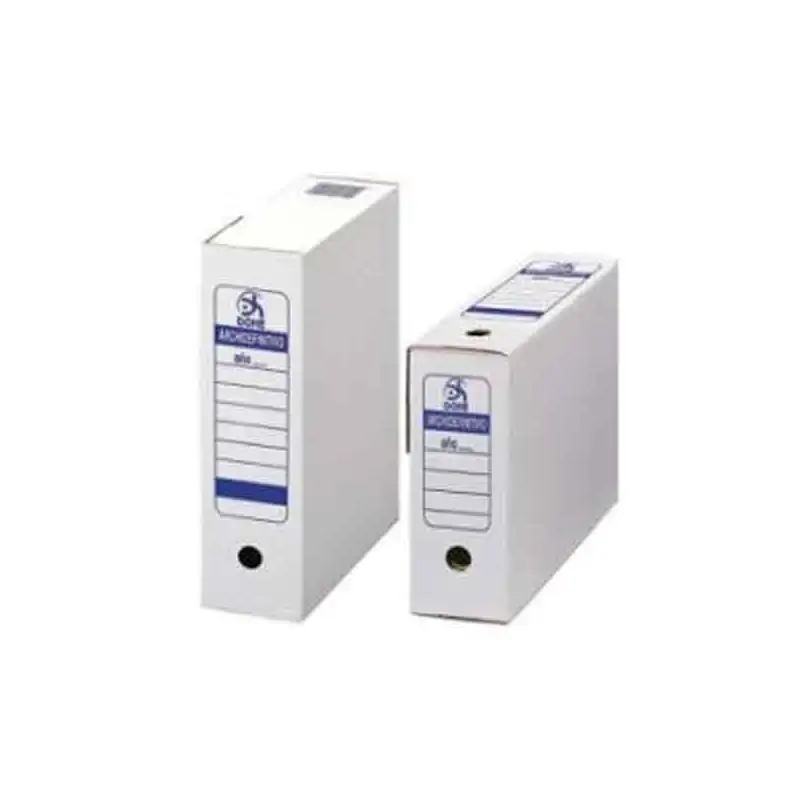 (09151) DOHE CAJA ARCHIVO DEFINITIVO FOLIO MONTAJE RÁPIDO CARTÓN BLANCO PACK 50 UD