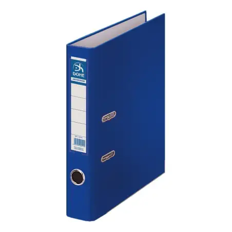 (09416) DOHE ARCHIVADOR PALANCA ARCHICOLOR A4 LOMO ESTRECHO RADO CARTÓN FORRADO PP AZUL