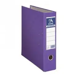(90213) DOHE ARCHIVADOR PALANCA FOLIO LOMO ANCHO RADO CARTÓN FORRADO PP MORADO