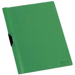 (90416) DOHE DOSSIER CLIP METALICO P.P. A4 30 HOJAS VERDE -8U-