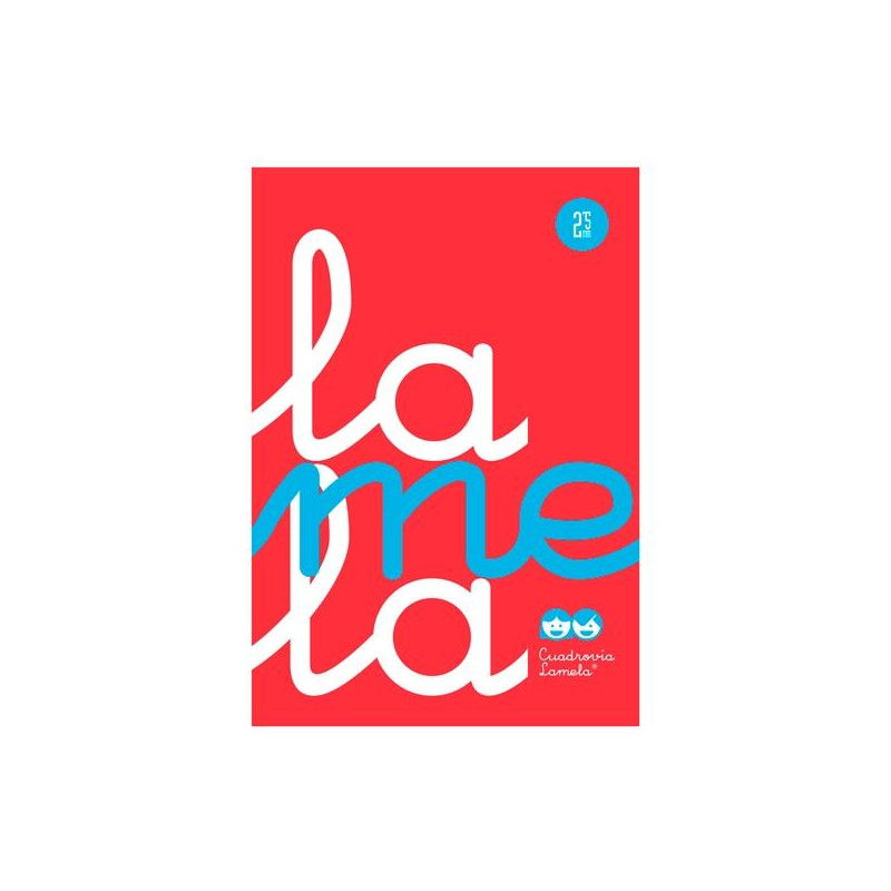 (7FTP03RJ) LAMELA CUADERNO ESPIRAL 80H FOLIO 90GR CUADROVÍA 3MM TAPA PP ROJO