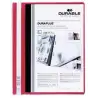 (257903) DURABLE CARPETA DE PRESENTACIÓN DOSSIER FÁSTENER DURAPLUS A4 ROJO -25 UD-
