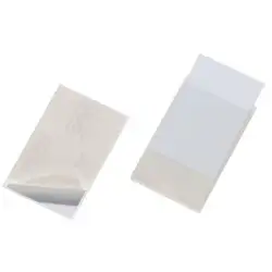 (807919) DURABLE POCKETFIX BOLSA DE 10 FUNDAS AUTOADHESIVAS 90X57MM PVC TRANSPARENTE -10U-