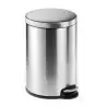 (340223) DURABLE PAPELERA CON PEDAL REDONDA 20 LITROS 360X455MM INOXIDABLE