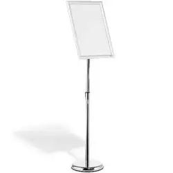 (479923) DURABLE ATRIL DE PIE CON MARCO EXPOSITOR A3 DE ALUMINIO