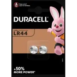 (950383) DURACELL PILA ALCALINA ESPECIAL LR44 DE BOTÓN 1