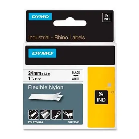 (1734524) DYMO RHINO CINTA DE ETIQUETAS INDUSTRIAL ADHESIVA ID1-24