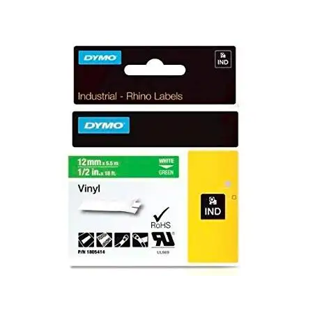 (1805414) DYMO RHINO CINTA DE ETIQUETAS INDUSTRIAL ADHESIVA ID1-12