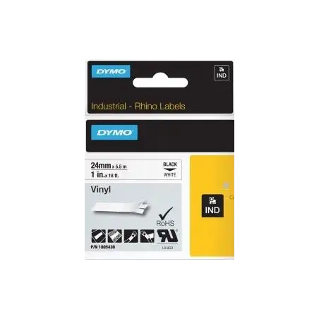 (1805430) DYMO RHINO CINTA DE ETIQUETAS INDUSTRIAL ADHESIVA ID1-24