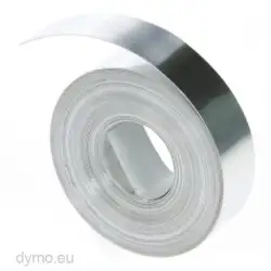 (32500) DYMO CINTA 32500 NO ADHESIVA DE ACERO INOXIDABLE PLATEADA 6.4X 12MM