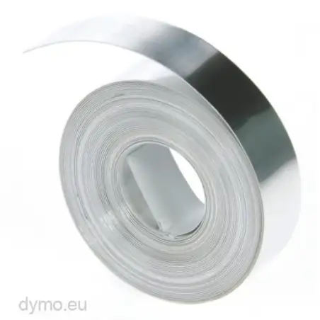 (32500) DYMO CINTA 32500 NO ADHESIVA DE ACERO INOXIDABLE PLATEADA 6.4X 12MM