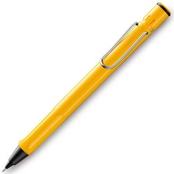 (1208120) LAMY PORTAMINAS SAFARI 0.5 CON CLIP METÁLICO Y GOMA DE BORRAR AMARILLO