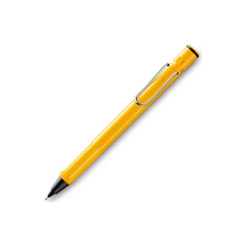 (1208120) LAMY PORTAMINAS SAFARI 0.5 CON CLIP METÁLICO Y GOMA DE BORRAR AMARILLO