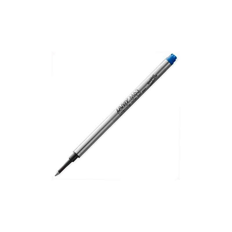 (1218560) LAMY RECAMBIO PARA ROLLERS CON CAPUCHON M63 PUNTA MEDIA TINTA AZUL