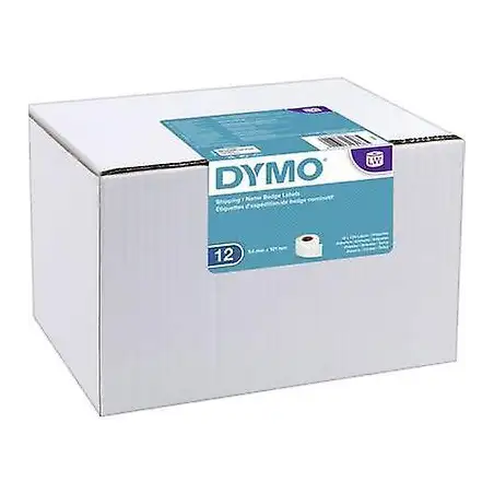 (S0722420) DYMO CINTA DE ETIQUETAS DE ENVÍO BLANCO DE 54X101MM (12 ROLLOS) PARA ROTULADORA LABELWRITER
