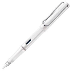 (1219677) LAMY PLUMA ESTILOGRÁFICA SAFARI 019M TINTA AZUL PUNTA M BLANCO