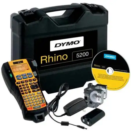 (S0841400) DYMO RHINO ETIQUETADORA - ROTULADORA ELECTRÓNICA PORTÁTIL 5200 + CON MALETÍN