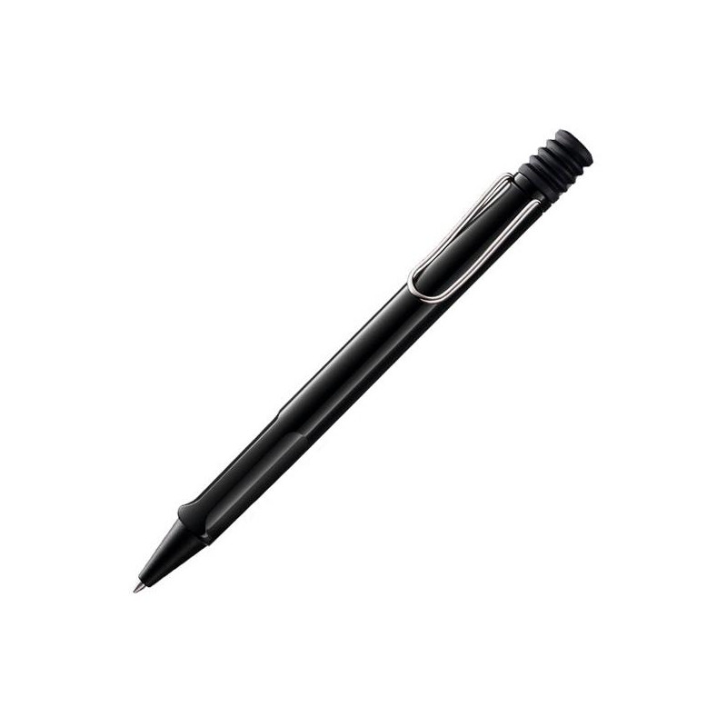(1220400) LAMY BOLÍGRAFO SAFARI BLACK 219M PUNTA MEDIA TINTA AZUL RECARGABLE COLOR NEGRO EN ESTUCHE
