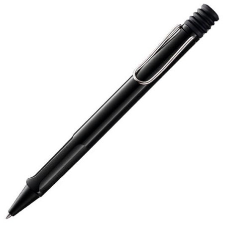 (1220400) LAMY BOLÍGRAFO SAFARI BLACK 219M PUNTA MEDIA TINTA AZUL RECARGABLE COLOR NEGRO EN ESTUCHE