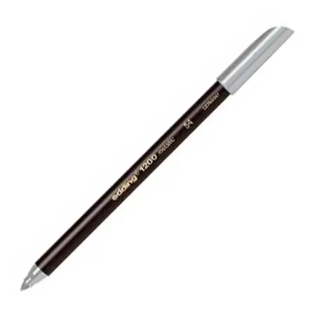 (1200-54) EDDING ROTULADOR 1200 PUNTA FINA PLATA