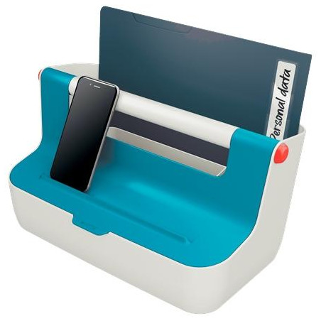 (61250061) LEITZ CAJA DE ALMACENAMIENTO PORTÁTIL COSY C/ASA ABS AZUL